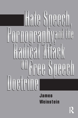 Hate Speech, Pornography, And Radical Attacks On Free Speech Doctrine - James Weinstein