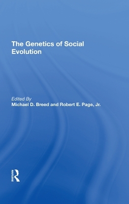 The Genetics Of Social Evolution - Michael D Breed, Robert E Page