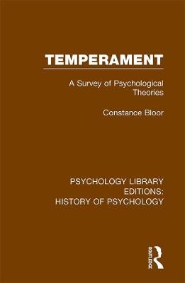 Temperament - Constance Bloor