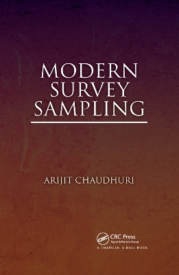 Modern Survey Sampling - Arijit Chaudhuri