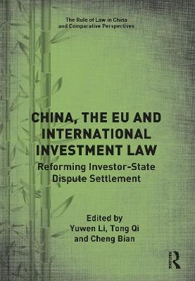 China, the EU and International Investment Law