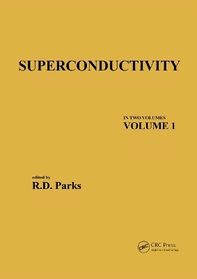 Superconductivity - R. D. Parks