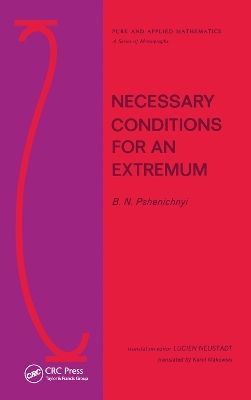 Necessary Conditions for an Extremum -  Pshenichnyi