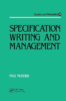 Specification Writing and Management