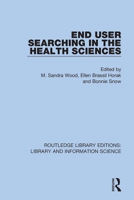 End User Searching in the Health Sciences - 