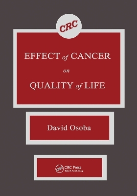 Effect of Cancer On Quality of Life - David Osoba