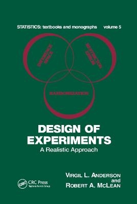 Design of Experiments - Virgil L. Anderson, Robert A. McLean