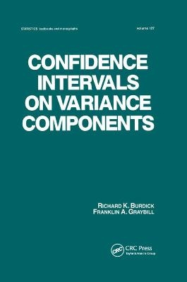 Confidence Intervals on Variance Components -  Burdick