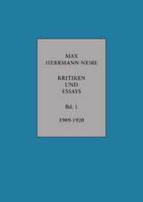 Kritiken und Essays - Max Herrmann-Nei&szlig;e