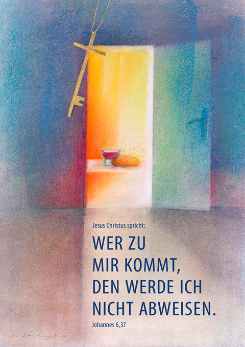 Jahreslosung 2022 - Poster 50 x 70 - 