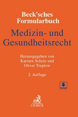 Beck'sches Formularbuch Medizin- und Gesundheitsrecht - Scholz, Karsten; Treptow, Oliver