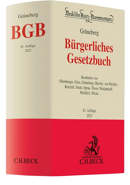 B&uuml;rgerliches Gesetzbuch - 
