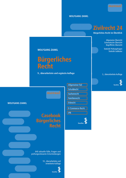 Kombipaket Casebook B&uuml;rgerliches Recht, B&uuml;rgerliches Recht und Zivilrecht 24 - Wolfgang Zankl