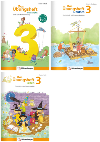 Sicher ins 4. Schuljahr – Paket: Rechnen – Schreiben – Lesen – Grammatik · Klasse 3