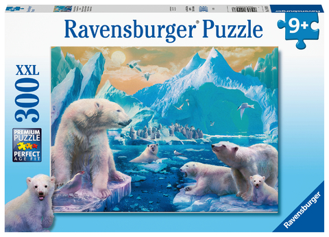 Ravensburger Kinderpuzzle - 12947 Im Reich der Eisb&auml;ren - Tier-Puzzle f&uuml;r Kinder ab 9 Jahren, mit 300 Teilen im XXL-Format