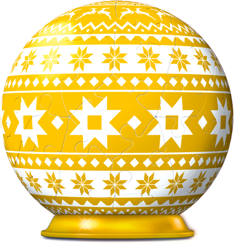 Ravensburger 3D Puzzle-Ball Weihnachtskugel Norweger Muster 11269 &ndash; 54 Teile &ndash; f&uuml;r Weihnachtsfans ab 6 Jahren