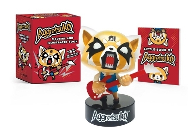 Aggretsuko Figurine and Illustrated Book - Sanrio Sanrio