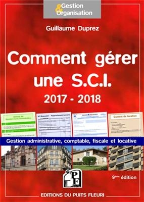 COMMENT GERER UNE SCI - 2017/2018 -  DUPREZ GUILLAUME