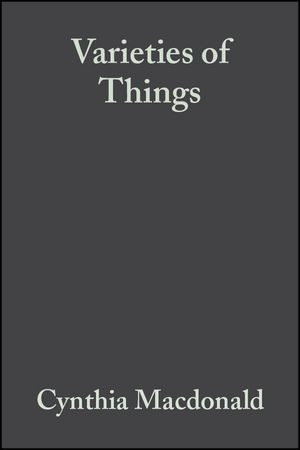 Varieties of Things - Cynthia MacDonald
