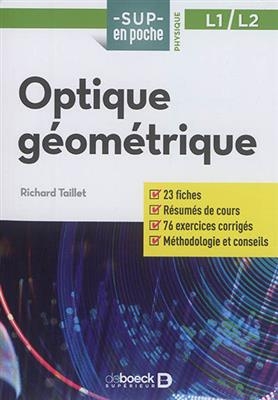 OPTIQUE GEOMETRIQUE -  TAILLET ED 2017