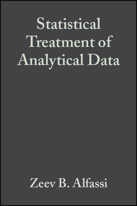 Statistical Treatment of Analytical Data - Zeev B. Alfassi