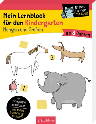 Mein Lernblock für den Kindergarten – Mengen und Größen