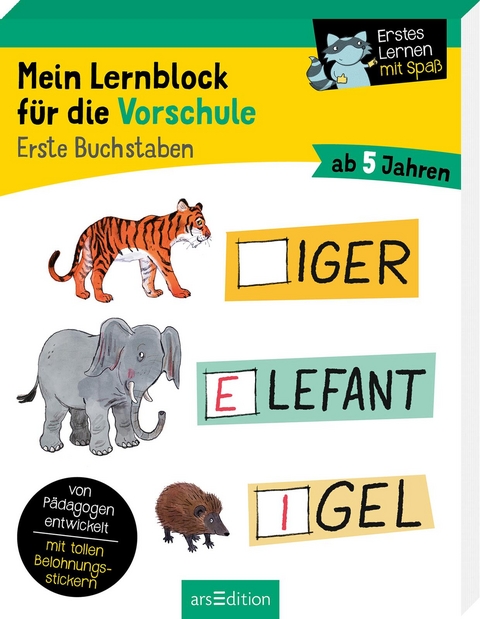 Mein Lernblock f&uuml;r die Vorschule &ndash; Erste Buchstaben - Hannah Lang