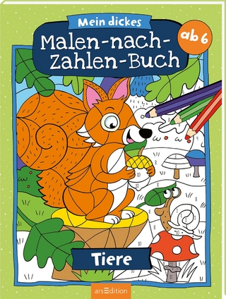 Mein dickes Malen-nach-Zahlen-Buch – Tiere