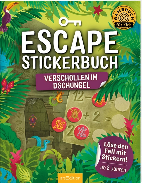 Escape-Stickerbuch &ndash; Verschollen im Dschungel - Philip Kiefer