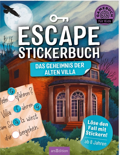 Escape-Stickerbuch &ndash; Das Geheimnis der alten Villa - Philip Kiefer