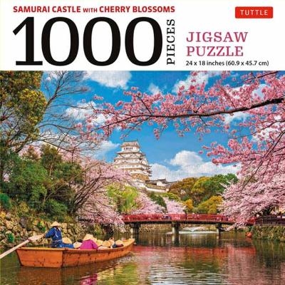 Samurai Castle with Cherry Blossoms 1000 Piece Jigsaw Puzzle - 