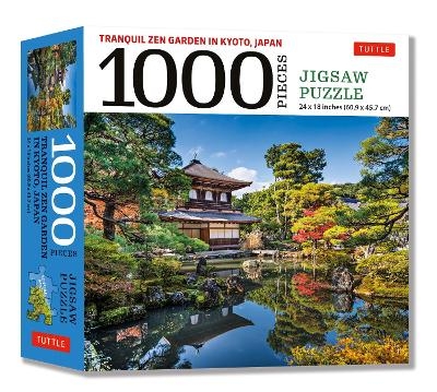 Tranquil Zen Garden in Kyoto Japan- 1000 Piece Jigsaw Puzzle - 