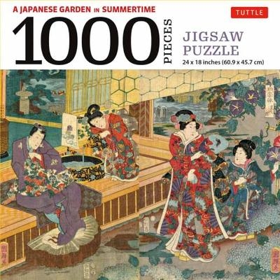 A Japanese Garden in Summertime - 1000 Piece Jigsaw Puzzle - 