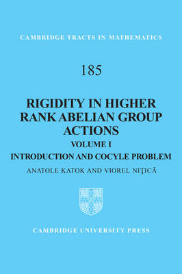 Rigidity in Higher Rank Abelian Group Actions: Volume 1, Introduction and Cocycle Problem -  Anatole Katok,  Viorel Nitica