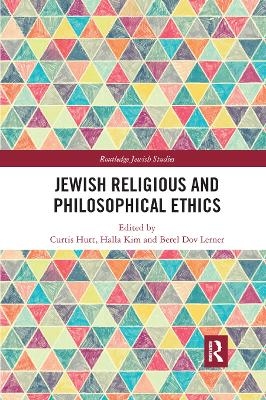 Jewish Religious and Philosophical Ethics - 