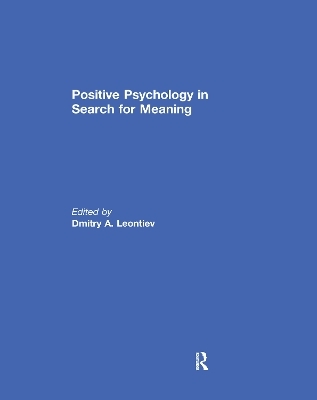 Positive Psychology in Search for Meaning