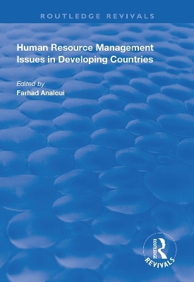 Human Resource Management Issues in Developing Countries - 