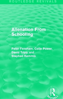 Alienation From Schooling (1986) - Peter Fensham