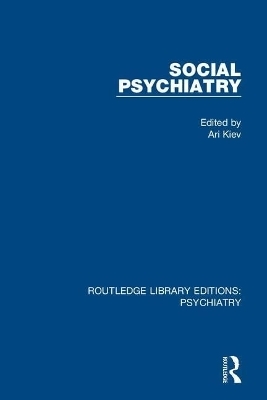 Social Psychiatry - 