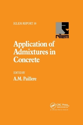 Application of Admixtures in Concrete - 