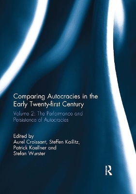 Comparing autocracies in the early Twenty-first Century - 