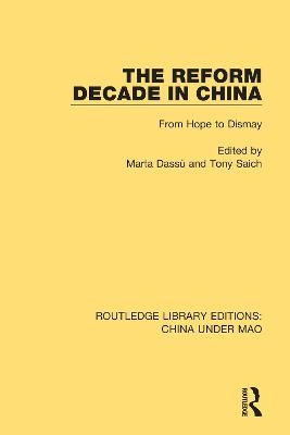 The Reform Decade in China - 