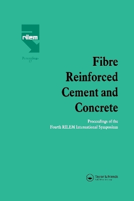 Fibre Reinforced Cement and Concrete - 