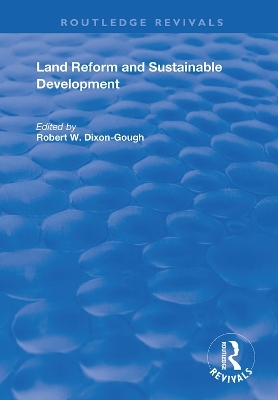 Land Reform and Sustainable Development - 
