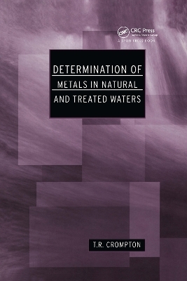 Determination of Metals in Natural and Treated Water
