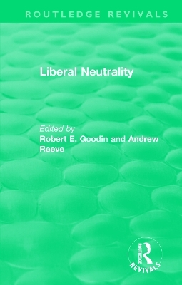 Liberal Neutrality - 