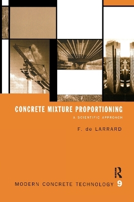 Concrete Mixture Proportioning - Francois de Larrard