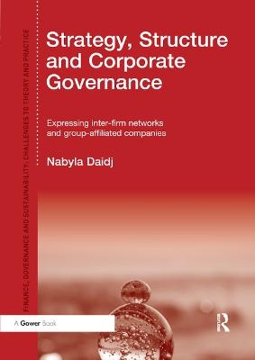 Strategy, Structure and Corporate Governance - Nabyla Daidj