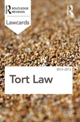 Tort Lawcards 2012-2013 -  Routledge