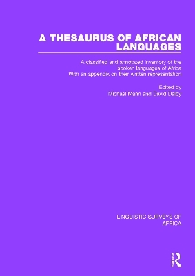 A Thesaurus of African Languages - 